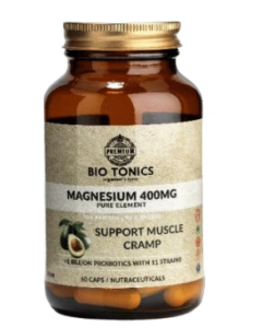 Bio Tonics Magnesium 400mg & Probiotics 60caps  Μαγνήσιο με Προβιοτικά
