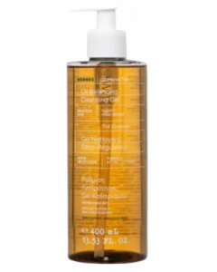 Korres Olympus Tea Oil Balancing Cleansing Gel 400ml  Gel Καθαρισμού Προσώπου Ρύθμισης Λιπαρότητας