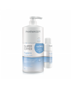 Pharmasept Promo Hygienic Shower Cream 1Lt & Ultra Hydra Lotion 80ml