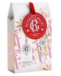 Roger & Gallet Xmas Set Feuille De The: Fragrant Water 30ml & Κρέμα Χεριών 30ml