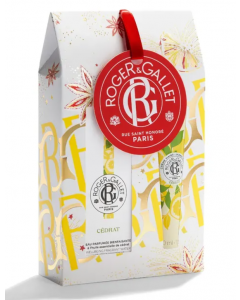 Roger & Gallet Xmas Set Cedrat: Fragrant Water 30ml & Κρέμα Χεριών 30ml