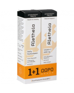 Vican Promo Aletheia Μαγνήσιο + Βιταμίνη B6 20eff.tabs & Δώρο Βιταμίνη C 1000mg 20eff.tabs