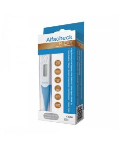 Karabinis Medical Alfacheck Flexy 20 Seconds Digital Thermometer with Flexible Tip 1Item