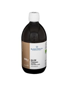 Super Health Aloe Platinum 500ml Ορθομοριακός Χυμός Αλόης Βιολογικής Καλλιέργειας