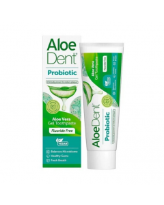 Optima AloeDent Probiotic Aloe Vera Gel Toothpaste 75ml Οδοντόκρεμα με Προβιοτικό Σύμπλεγμα Κατά της Πλάκας