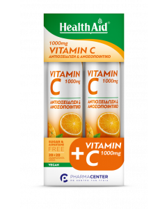 Health Aid Promo Vitamin C 1000mg 2x20 Effervescent Tablets