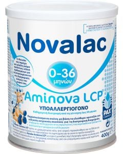 Novalac Aminova LCP Υποαλλεργιογόνο Γάλα σε Σκόνη για Βρέφη Άνω Των 6 Μηνών 400gr
