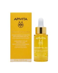 Apivita Beessential Oils Έλαιο Προσώπου Ημέρας 15ml Συμπλήρωμα Ενδυνάμωσης & Ενυδάτωσης