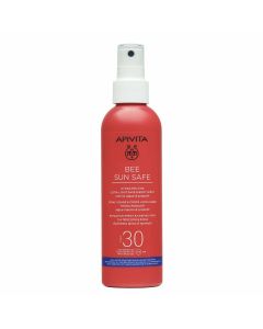 Apivita Bee Sun Safe Hydra Melting Ultra-Light Face & Body Spray Spf30 200ml Ενυδατικό Σπρέι Ελαφριάς Υφής για Πρόσωπο & Σώμα