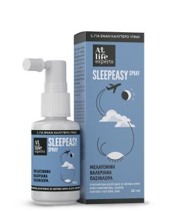 Atlife Experts Sleepeasy Spray Συμπλήρωμα Διατροφής για τον Ύπνο με Μελατονίνη, Βαλεριάνα & Πασιφλόρα 30ml 