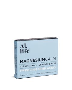 AtLife Magnesium Calm with Vitamin B6 & Lemοn Balm Food Supplement for the Normal Function of the Nervous System 60 Tabs