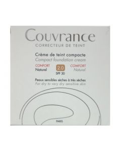 Avene Couvrance Creme de Teint Compacte Confort SPF30 10gr 2.0 Naturel Make-up