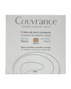Avene Couvrance Creme de Teint Compacte FINI MAT SPF30 10gr 2.0 Naturel Make-up