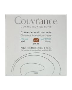 Avene Couvrance Creme de Teint Compacte FINI MAT SPF30 10gr 4.0 Miel Make-up
