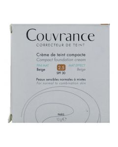 Avene Couvrance Creme de Teint Compacte FINI MAT SPF30 10gr 2.5 Beige Make-up