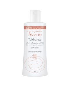 Avene Tolerance Lotion Nettoyante Gelifiee 400ml Λοσιόν Καθαρισμού & Ντεμακιγιάζ για το Υπερευαίσθητο προς Αντιδραστικό Δέρμα 