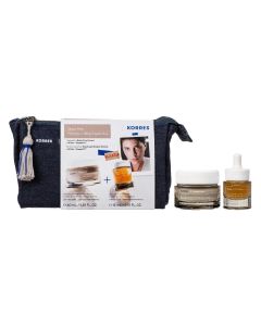 Korres Black Pine Firm + Resurface Skincare Duo Set: Μαύρη Πεύκη Κρέμα Ημέρας Σύσφιγξη + Lifting 40 ml & ΔΩΡΟ Διφασικός Ορός Προσώπου Νύχτας 15ml
