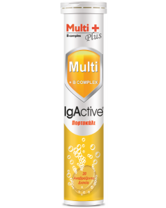 IgActive Multi + B-Complex Energy Boost 20 Effervescent Tabs