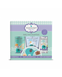 Pharmasept Promo Baby Mini Essentials Travel Set with Mild Bath 100ml & Extra Calm Cream 40ml & Hydrating Milk 40ml Σετ Περιποίησης 3τμχ