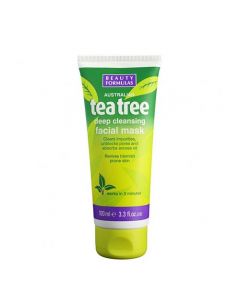 Beauty Formulas Tea Tree Deep Cleansing Facial Mask 100ml