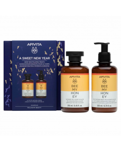 Apivita Promo Bee My Honey A Sweet New Year : Showergel Αφρόλουτρο 250ml & Moisturising Body Milk Ενυδατικό Γαλάκτωμα Σώματος 200ml