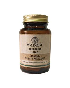 Bio Tonics Berberine + NAD 30caps Συμπλήρωμα Διατροφής Βερβερίνη για Βελτίωση του Μεταβολισμού 