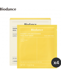 Biodance Radiant Vita Niacinamide Real Deep Mask 4 items