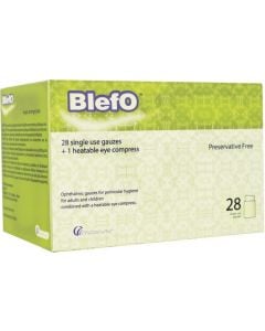 Maxyn Blefo 28 Γάζες μίας Χρήσης & 1 Θερμαινόμενο Επίθεμα Ματιών