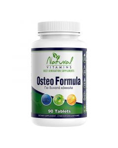 Natural Vitamins Osteo Formula 90 Tabs για τα Οστά