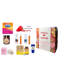 Be My Valentine Box No.7 με Durex 3 Προφυλακτικά & Korres Greek Yogurt Probiotic SuperDose Μάσκα Προσώπου Προβιοτικών 20ml & Erosophy Κερί για Μασάζ 140gr & Bio Tonics Maca 400mg 40caps & Korres Kyma Άρωμα 10ml & Korres Midnight Dhalia Άρωμα 10ml & Wish S