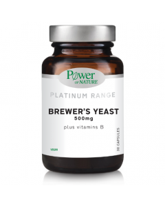 Power Of Nature Platinum Range Μαγιά Μπύρας 500mg 30caps