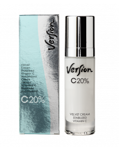 Version C20% Velvet Cream Vitamin C 30ml Αντιγηραντική Κρέμα Προσώπου με Βιταμίνη C