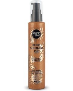 Natura Siberica Organic Shop Λάδι Σώματος για Λάμψη, Καραμέλα & Παπάγια, 100ml