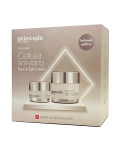 Skincode Cellular Anti-aging Promo Pack - Exclusive Cellular Anti-Aging Cream 50ml Αντιρυτιδική Κρέμα + Exclusive Eyes Cellular Cream 15ml Κρέμα Ματιών