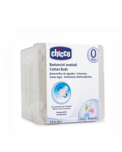 Chicco Cotton Buds with Protection 64