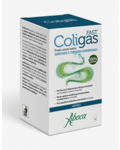 Aboca ColiGas Fast 500mg Συμπλήρωμα Διατροφής Κατά του Φουσκώματος 30caps
