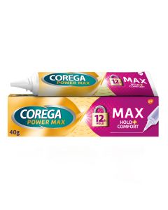 Corega Power Max Hold & Comfort Στερεωτική Κρέμα Οδοντοστοιχιών 40gr