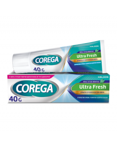Corega 3D Hold Ultra Fresh 40gr Στερεωτική Κρέμα Οδοντοστοιχιών