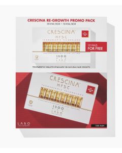 Crescina Promo Transdermic HFSC 100% 1300 Man Θεραπεία Ανάπτυξης Μαλλιών Για Άνδρες 20+10 Αμπούλες