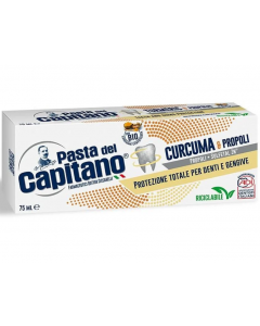 Pasta del Capitano Turmeric & Propolis 75ml Οδοντόκρεμα με Κουρκουμά & Πρόπολη