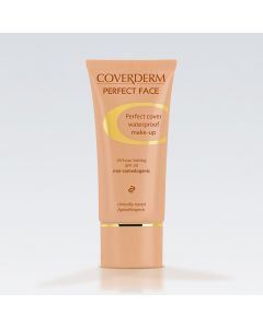 Coverderm Perfect Face Spf20 Waterproof Make-Up No2 30ml Αδιάβροχο Κρεμώδες Make-Up