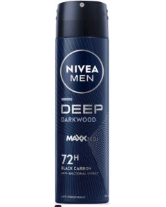 Nivea Men Deep Darkwood Maxx Tech 72h Αποσμητικό Σπρέι 150ml