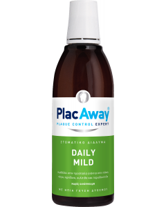 Plac Away Daily Care Mild Στοματικό Διάλυμα Ήπιο 500ml