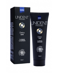 Intermed Unident Pharma Detox Care Whitening Toothpaste with Activated Carbon 75ml