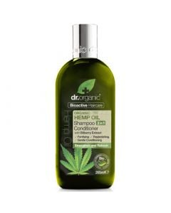 Dr. Organic Organic Hemp Oil Shampoo & Conditioner 265ml
