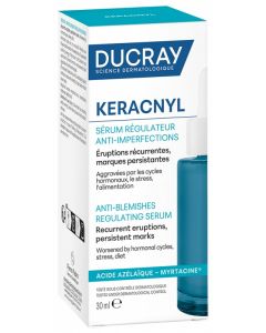 Ducray Keracnyl Anti-Blemishes Regulating Serum with Azelaic & Glycolic Acid 30ml