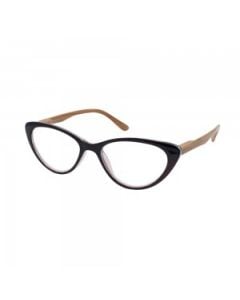 EyeLead +1.50 Γυαλιά Πρεσβυωπίας Μπορντώ Πεταλούδα Με Ξύλινο Βραχίονα (E206)