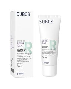 Eubos Cool & Calm Redness Relieving Day Cream Spf50 40ml Καταπραϋντική Κρέμα Ημέρας για την Ερυθρότητα