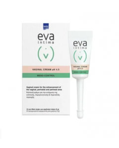 Intermed Eva Intima Meno-Control Vaginal Cream 10 Προγεμισμένοι Εφαρμοστές