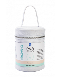 Intermed Eva Intima Travel Kit Daily Wellness Liquid Cleanser 60ml & Foaming Wash 50ml & Pocket Size Towelettes 10τμχ